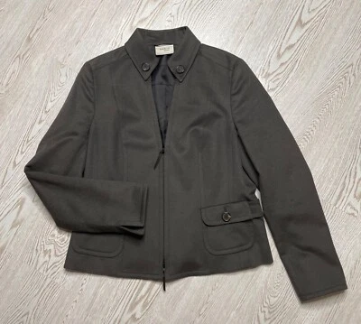 Akris Punto Wool And Angora-Angora blazer size 10 - Image 1 of 4