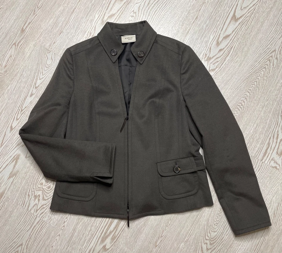 Akris Punto Wool And Angora-Angora blazer size 10 - Image 1 of 4