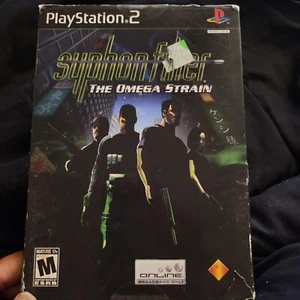 Syphon Filter The Omega Strain PS2 Sony Playstation 2 New Black Label Slip Cover - Picture 1 of 6