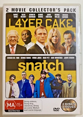 Snatch / Layer Cake (Box Set) Daniel Craig, Benicio Del Toro - Crime Drama DVD - Image 1 of 4