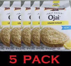 5x Pepperidge Farm Soft Baked OJAI LEMON SUGAR Cookies 8.6 oz Bag - NEW - 5 PACK - Picture 1 of 5