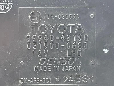 2008 LEXUS RX350 HEADLIGHT LAMP LEVELING MODULE DENSO 89940-48190 07 08 09 - Image 1 of 4