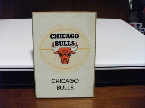 Vintage NBA Basketball Kentucky Art Chicago Bulls Plaque 5 x 3 1/2 Cover
