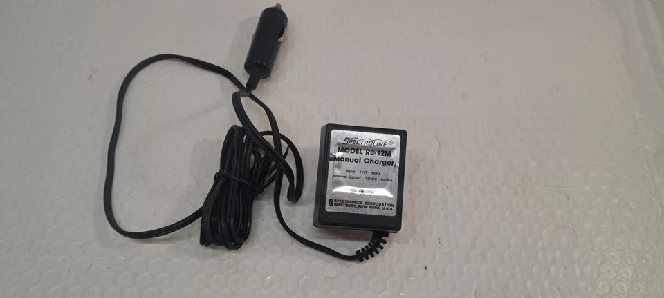 SPECTROLINE RB-12M AC ADAPTER CHARGER FOR FL-100/12 LEAK DETECTION LAMP - Image 1 of 4