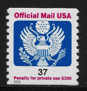 US Scott #O159, Single 2002 Official 37c VF MNH - Picture 1 of 1