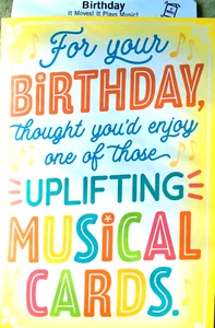 Music Birthday Card for Friend A FUN Card w/Sound + Movement "Dancing BABY Hallm - Picture 1 of 4