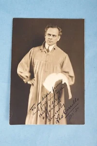 1920 LEO CARRILLO CISCO KID MOVIE ACTOR HAND SIGNED AUTOGRAPHED B&W PHOTOGRAPH - Picture 1 of 5