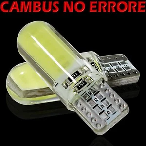 6 Led T10 Lampade Gel Silica SMD 12 chips COB No Errore Canbus BIANCO Xenon 5W - Afbeelding 1 van 1