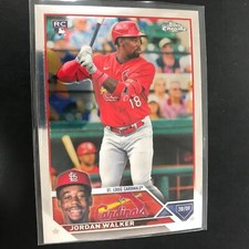 Jordan Walker 2023 Topps Chrome Rookie Card RC #209 Cardinals H21
