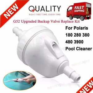 NUEVO G52 Kit de reemplazo de válvula de respaldo para limpiador de piscinas Polaris 180 280 380 480 3900 - Imagen 1 de 17