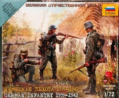 1:72 Zvezda German Infantry 1941 Kit Z6105 Modellino