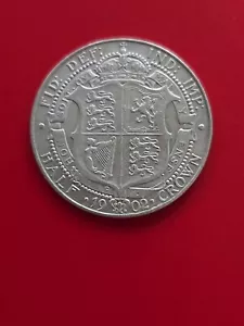 UK 1902 Half Crown - Foto 1 di 2