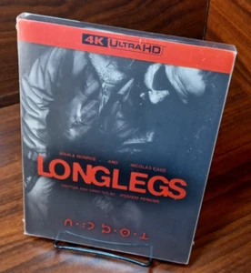 Longlegs (4K/Blu-ray, 2025, STEELBOOK) Nicolas Cage-NEW-Free Box Shipping - Picture 1 of 8