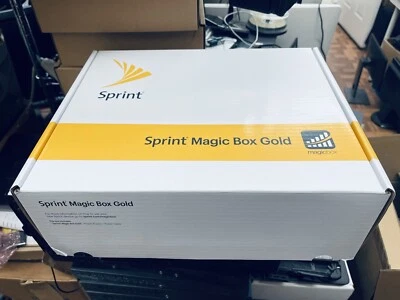 NEW Sprint Magic Box Gold Cell Phone Signal Booster Amplifier AirUnity 587 B41HL - Image 1 of 4