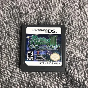 Etrian Odyssey III: The Drowned City Nintendo DS, 2010 Authentic Tested - Picture 1 of 3