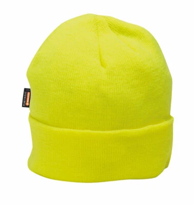 Portwest B013 Insulated Outdoor Knit Beanie Cap with Insulatex Thermal Lining - Image 1 of 4