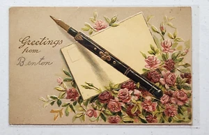 Vintage Grüße aus Postkarte - Bild 1 von 3