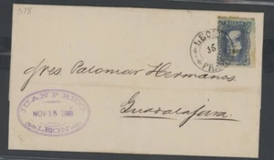 FUNDA 378-MEX 1874, #120, GTO & LEON CANCEL, 3683T, EXCELENTE - Imagen 1 de 1