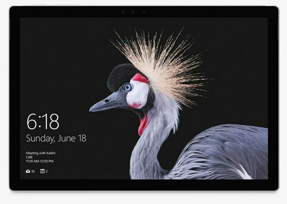 MICROSOFT 12.3" Surface Pro 5 PixelSense Tablet PC 128GB SSD 4GB Ram Intel m3-7Y - Image 1 of 4