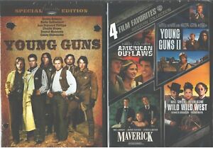 YOUNG GUNS 1-2 (II) Emilio Estevez-Kiefer-Sutherland-Charlie Sheen-West- NEW DVD