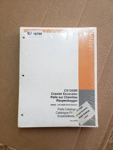 Case CX135SR Crawler Excavator Factory Parts Catalog - Picture 1 of 2