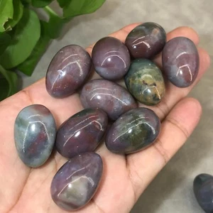 10 piezas jaspe natural océano cuarzo huevo cuarzo cráneo reiki gema curativa - Imagen 1 de 12