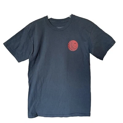 Camiseta Spitfire Logo Skateboard Wheels Gris Oscuro con Letras Rojas Para Hombre Pequeña Foto 1 de 4
