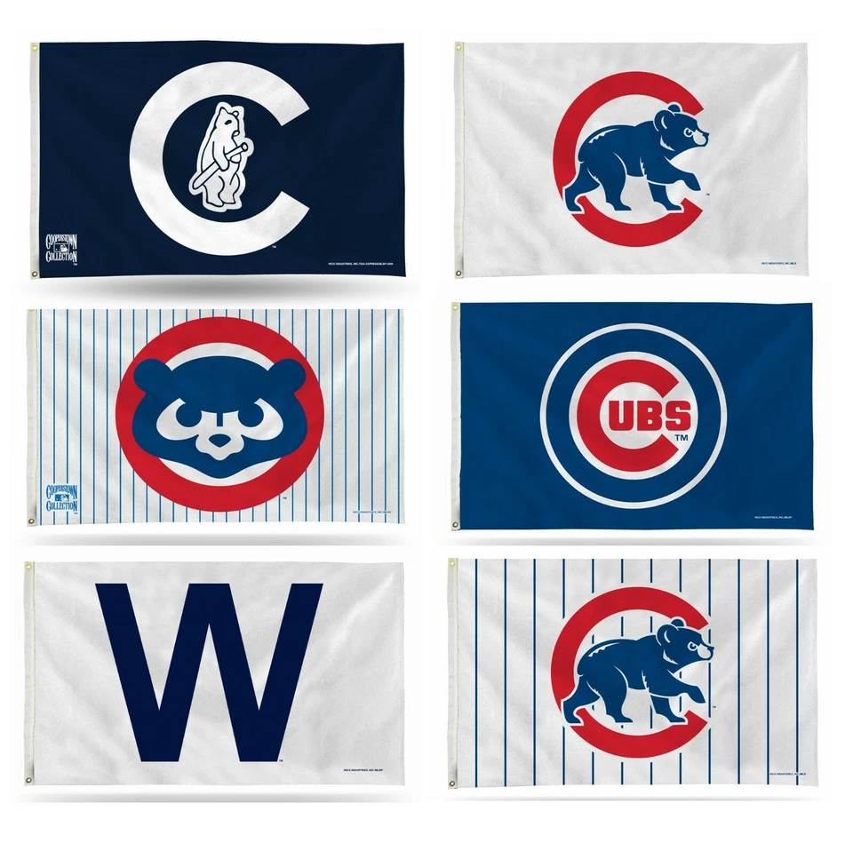 Chicago Cubs 3x5 outdoor Flag - Large Outdoor Flag - Pole flag - pick your style - Image 1 of 1