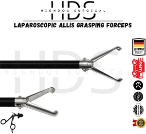 Laparoscopic Grasper Forceps Allis Allies 5mm Endoscopy Surgical Instruments - Picture 1 of 1
