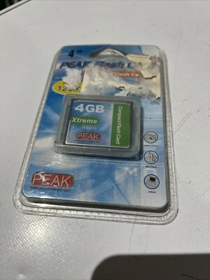 Peak 4GB  CF Compact Flash Memory Card  For DSLR Cameras - Image 1 of 4