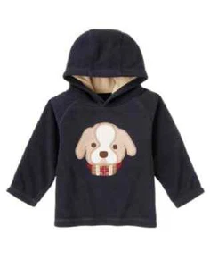 Sudadera con capucha polar Gymboree nueva con etiquetas cabina de esquí cachorro perro 3-6 - Imagen 1 de 1