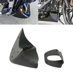 Front Chin Spoiler Air Dam Fairing Mudguard For Harley Dyna Wide Glide 2006-17 - Picture 1 of 10