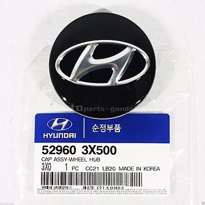 Tapa central de rueda genuina 529603X500 para Hyundai Elantra sedán 2011-2016 Foto 1 de 4