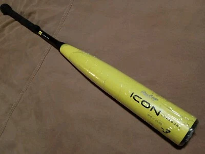 Bate de béisbol compuesto BBCOR 2023 Rawlings ICON Glowstick 34/31 (-3) 2 5/8" usado Foto 1 de 4