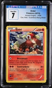 ERROR Entei Italian Cosmos Holo Ancient Origins 14/98 Pokemon CGC 7 POP Zero - Picture 1 of 2