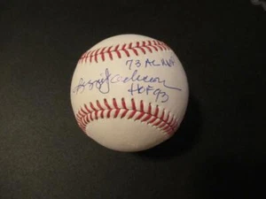 Reggie Jackson (Multi. Inscrip.) Signed Baseball Autograph Auto Beckett Z08897 - Picture 1 of 1