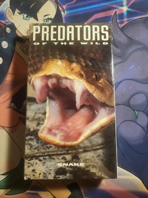 PREDATORS OF THE WILD-SNAKE-VHS *SEALED* - Image 1 of 2