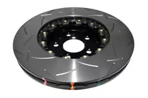 DBA Front Slotted 5000 Series 2 Piece Rotor for 08+ EVO X DBA52224V2BLKS - Picture 1 of 5