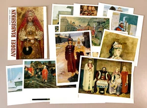 Andrei Riabushkin 16 Postcard Set Large Size Fine Art 1986 Андрей Рябушкин USSR - Picture 1 of 7