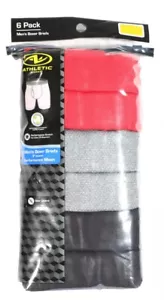Men’s 3X 48-50 6 Pack Mesh Boxer Briefs 9" Inseam Underwear Odor Control - Picture 1 of 5