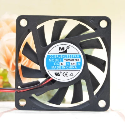 1 pcs M YM0506PFB1 6010 5V 0.14A 6CM cm ultra-thin mute cooling fan - Image 1 of 4