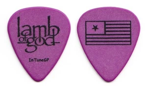 Lamb of God Purple Flag Guitar Pick - 2005 Sounds of The Underground Tour - Picture 1 of 1
