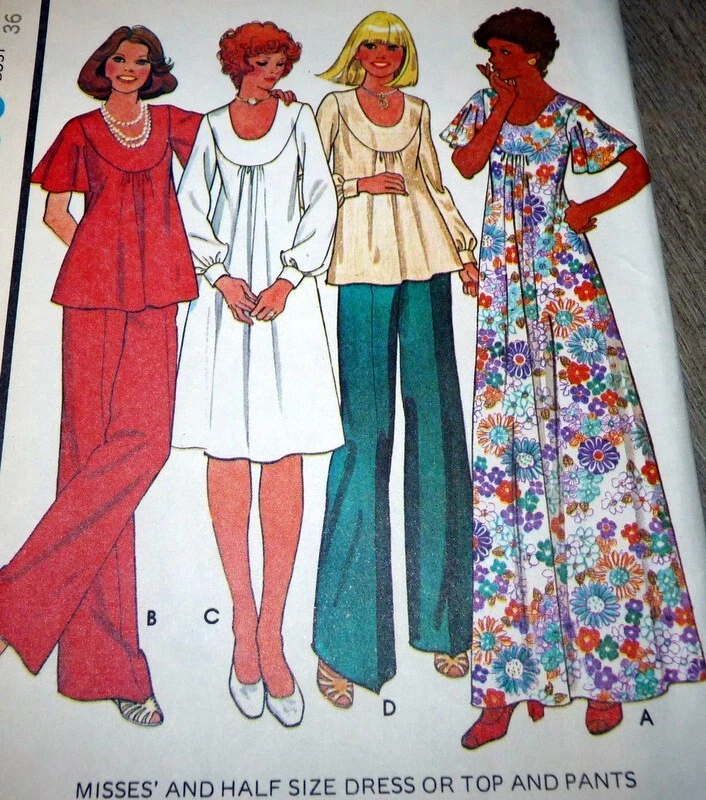 *LOVELY VTG 1970s DRESS  TOP PANTS McCALLS  Sewing Pattern 14/36 - Image 1 of 1