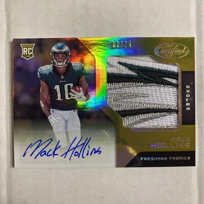 2017 Certified Gold Mack Hollins ROOKIE Patch Auto 11/25 AB - Image 1 of 2