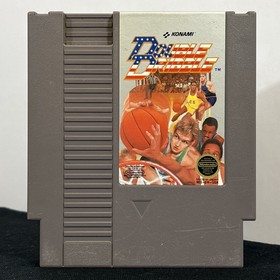 Nintendo Entertainment System Double Dribble 1987 NES Cartucho de Juego; Buen Estado.