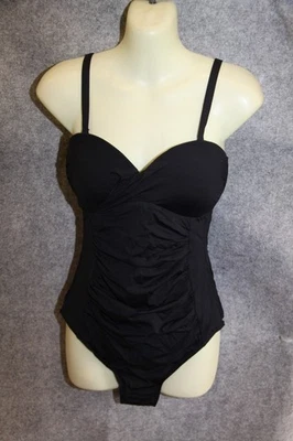 BADEANZUG SCHWIMMANZUG GRÖSSE 40 SCHWARZ SCHAUMSTOFF KÖRBCHEN - Bild 1 von 2