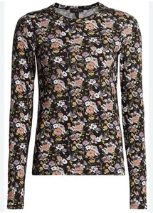 Rag & Bone Sabeen Viscose Long Sleeve Floral Top Size S - Picture 1 of 9