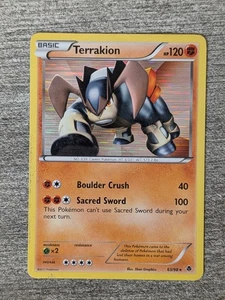 Pokémon TCG - Terrakion - 63/98 - Holo Rare - Emerging Powers - 860 - Picture 1 of 2
