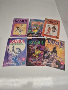 Anime and Manga Comics Kamui Bundle Lot Of 6 Eclipse Comics Sanpei Shirato - Picture 1 of 5