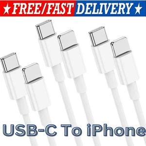 PACK 1/3 Cable Cargador Rápido Tipo USB C PD Cable para iPhone 14 13 12 11 Pro Max - Imagen 1 de 7